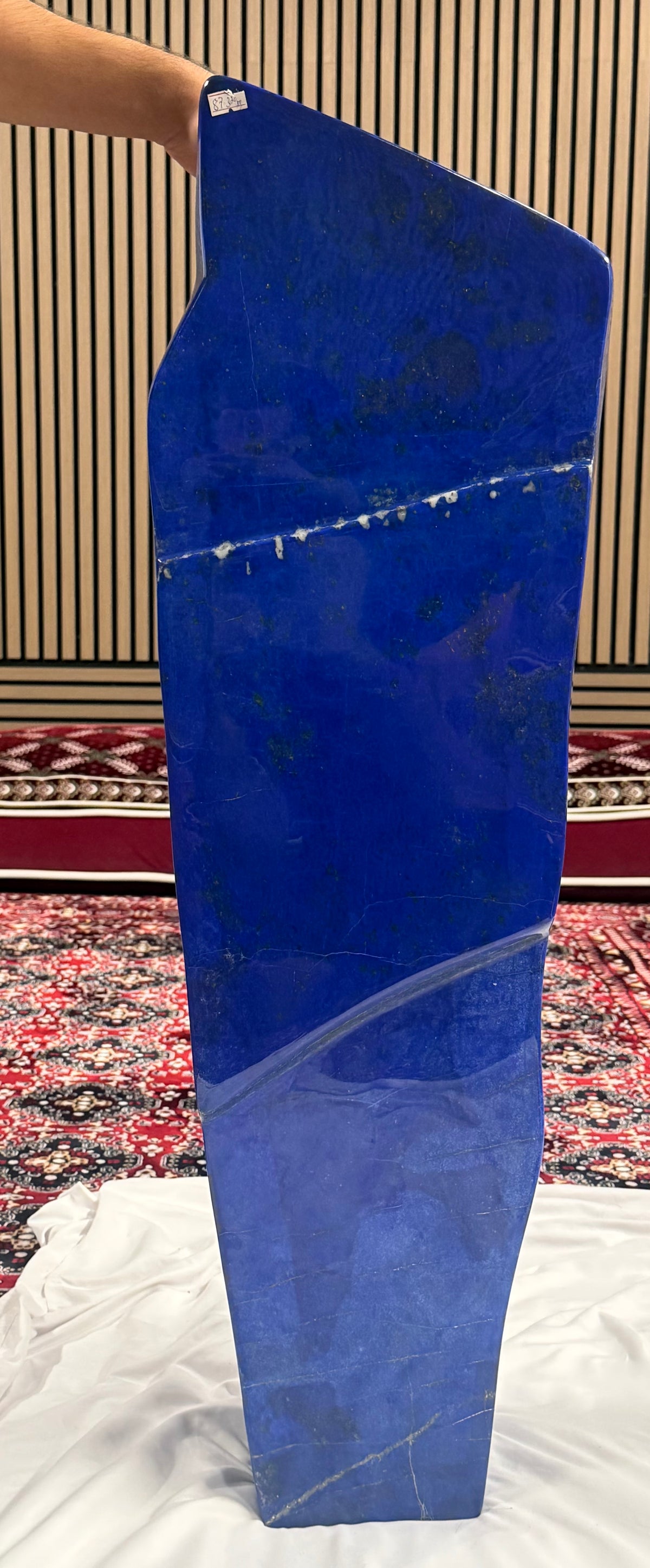 Large Polished Afghan Lapis Lazuli Freeform Slab – 87.6 kg or 193.1 LB
