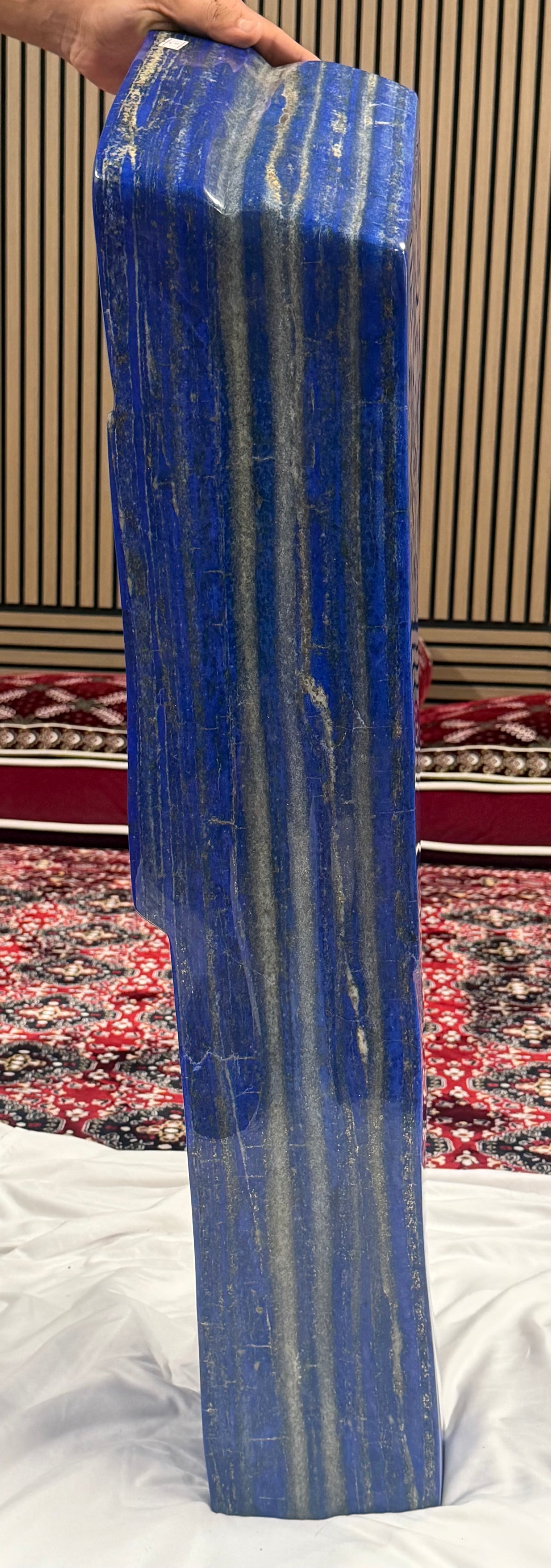 Large Polished Afghan Lapis Lazuli Freeform Slab – 87.6 kg or 193.1 LB