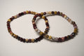 100% Natural Mookaite Jasper Faceted Stretch Bracelet