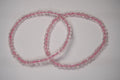 100% Natural Clear Quartz Crystal Faceted Stretch Bracelet