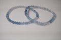 100% Natural Aquamarine Faceted Gemstone Stretch Bracelet – Blue Cube Bead Crystal Bracelet | 1 Piece | Senzai Gems