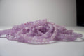 100% Natural Kunzite Faceted Gemstone Stretch Bracelet | Handmade Genuine Pink Crystal Beaded Bracelet