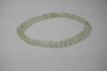 100% Natural Prehnite Faceted Gemstone Stretch Bracelet | Genuine Prehnite Crystal Beaded Bracelet | Handmade Healing Jewelry
